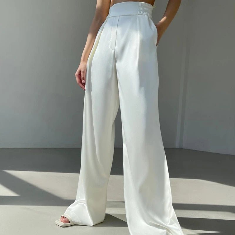 Waist Wide Leng Trousers