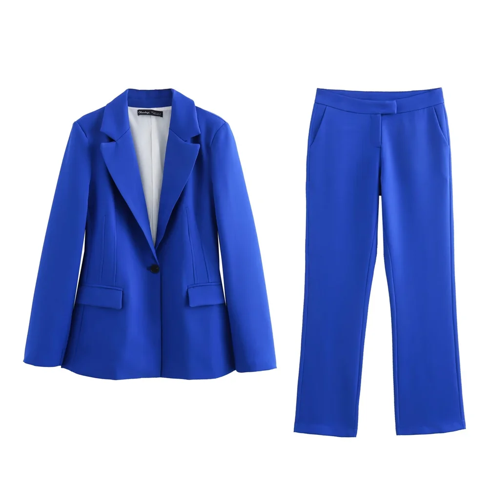 Slim Fit Suit Bell Pants Set